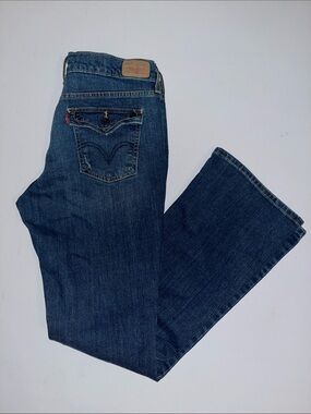 Levi's 515 Bootcut Women's 10L 10 Long Jeans Button Pockets 99% Cotton GC